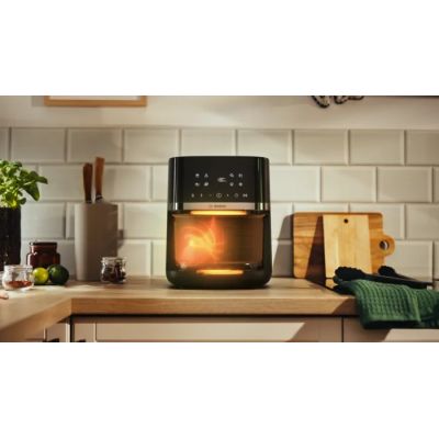 9. Bosch Air Fryer MAFS2462B fat-free fryer (2000W; 6.1l)
