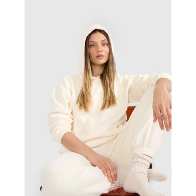 5. 4FWarm loose fleece with hood for women 4F4FRAW25TFLEF451-11S