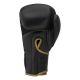 8. adidas HYBRID 80 ADIH80 boxing gloves black gold