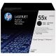 2. HP 55X 2-Pack Original LaserJet XL Black Toner Cartridges