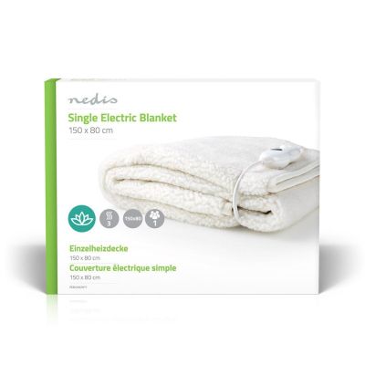 6. Nedis Electric Blanket 150x80cm PEBL120CWT1