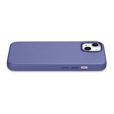 10. iCarer Case Leather Case Cover for iPhone 14 Light Purple (WMI14220705-LP) (MagSafe Compatible)