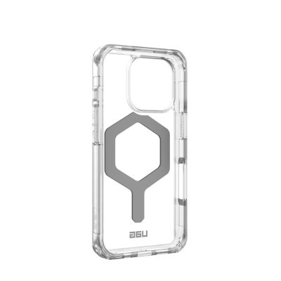 6. Urban Armor Gear Plyo Cell Phone Case 16 cm (6.3") Silver, Transparent