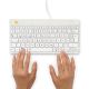 19. R-Go Tools Ergonomic R-Go Compact Break Keyboard, with Break Software, QWERTZ (DE), Wired, White