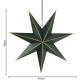 6. DECORATIVE HANGING PAPER STAR FSC 18x45CM GREEN 7 ARMS MICA