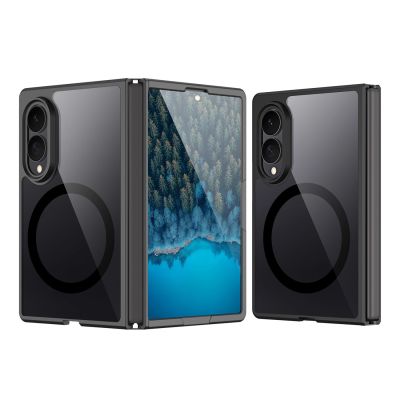 3. Dux Ducis Aimo Mag Case for Samsung Galaxy Z Fold 8 Wide - Black