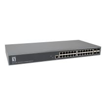 LevelOne GTL-2885 Managed Network Switch L3 Gigabit Ethernet (10/100/1000) Gray
