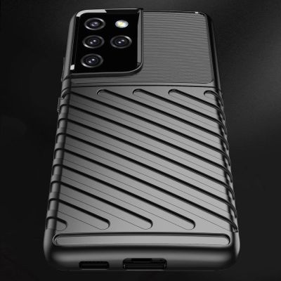 8. Thunder Case for Samsung Galaxy S23 Ultra silicone armor case blue
