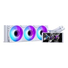 PHANTEKS Glacier One 360M25 LCD all-in-one liquid cooler with 6-inch display – 360 mm, white