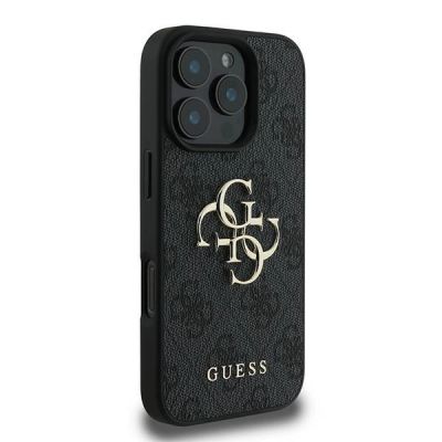 4. Guess 4G Big Logo Case for iPhone 16 Pro - Black