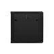 8. Lanberg WF01-6612-10B rack cabinet (12U; 635mm / 600mm / 600 mm; wall-mounted; Glass; 19''; black)