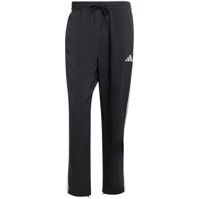 2. Men's adidas Essentials 3-Stripes Stanford Open Hem Pants Black JC8491