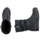 5. Women's insulated wedge ankle boots black Rieker X9155-00