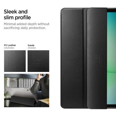 12. Spigen Smart Fold Case for Samsung Galaxy Tab A9+ / A11+ - Black