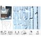 23. CHRISTMAS TREE LIGHTS OUTDOOR LIGHT CURTAIN 180 LED CONTROLLER TIMER COLD WHITE GREEN CABLE