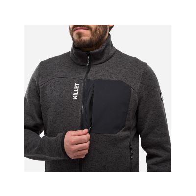 5. MILLET M CHAMONIX KNIT JKT fleece black