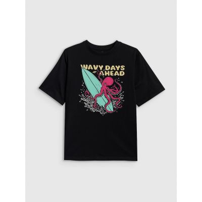 5. Boy's cotton T-shirt 4F 4FJRSS26TTSHM3904-20S
