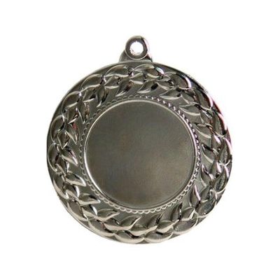 5. Silver medal with space for a 25 mm emblem - steel medal