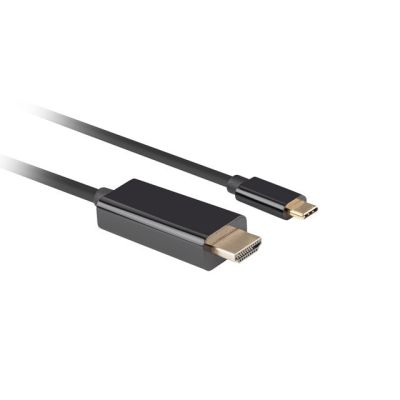 6. LANBERG USB-C(M)->HDMI(M) CABLE 1M 4K 60HZ BLACK CA-CMHD-10CU-0010-BK