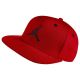 Red Air Jordan Baseball Cap with Visor for Kids, Snapback