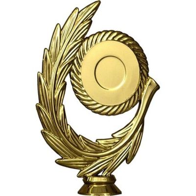 6. Plastic figure in general - 50mm gold, plastic with wreath F78/G