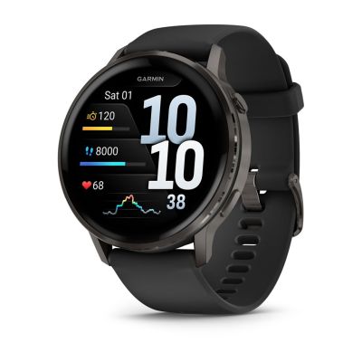 12. GARMIN Venu 4 45mm Black Slate smartwatch