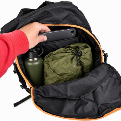 4. ORANGE 16L TOURING TREKKING BACKPACK REDCLIFFS