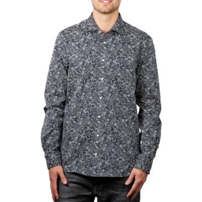 Tommy Hilfiger Slim Floral Print Shirt Kn M HS-IDC-000013029