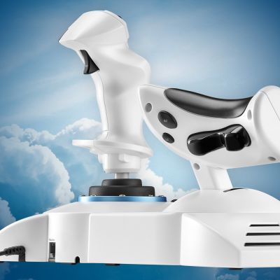 15. Thrustmaster T.Flight Hotas 5 Microsoft Flight Simulator Edition White USB Flight Sim Digital PC, PlayStation 5, PlayStation 4