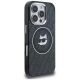 4. Karl Lagerfeld IML Choupette Head Logo MagSafe Case for iPhone 16 Pro Max - Black