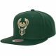Mitchell & Ness NBA Team Ground 2.0 Snapback Milwaukee Bucks Cap HHSS3256-MBUYYPPPGREN