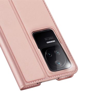 3. Dux Ducis Skin Pro Holster Cover Flip Cover for Xiaomi Poco F4 5G pink