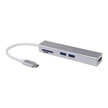 Equip 133480 USB 3.2 Gen 1 (3.1 Gen 1) Type-C Docking Station Silver