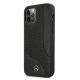 2. Mercedes Leather Perforated Area Case for iPhone 12 Pro Max - Black