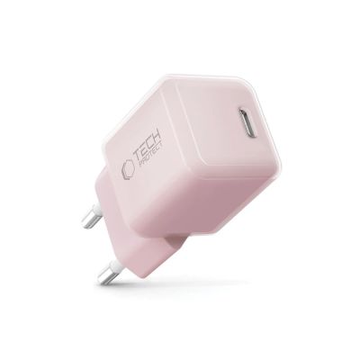 2. Tech-Protect NCM25 USB-C PD 25W Wall Charger - Pink