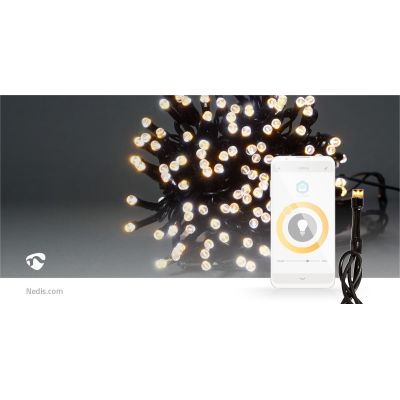 10. Nedis WIFILX01W200 decorative lighting Light chain for decoration 200 pcs LED 2.33 WG