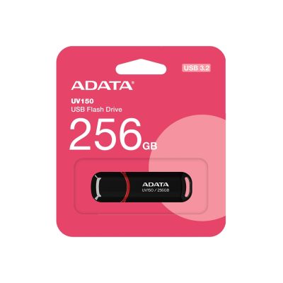 2. ADATA UV150 AUV150-256G-RBK Flash Drive (256GB, USB 3.0, black)