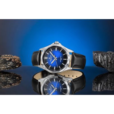 5. Giewont Elegance Sapphire Men's Watch Black and Blue GW5160-A3