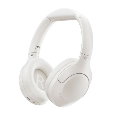 5. QCY H3 Lite Over-Ear Headphones with ANC and Bluetooth 5.3 - White