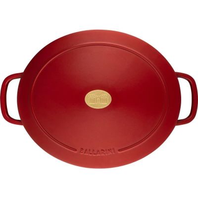 6. Oval cast iron pot BALLARINI BELLAMONTE 75003-566-0 - 5.5 ltr red