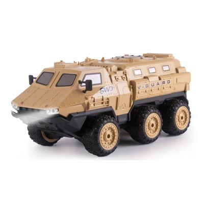 Amewi V-Guard 6WD Armored Vehicle 1:16 RTR Remote Control (RC) Model Electric Motor (22585)