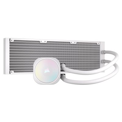 3. CORSAIR NAUTILUS 360 ARGB White, 360mm Radiator, Liquid CPU Cooler
