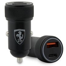 Ferrari PD-QC 3.0 20W Fast Charge Car Charger - Black