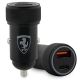 Ferrari PD-QC 3.0 20W Fast Charge Car Charger - Black