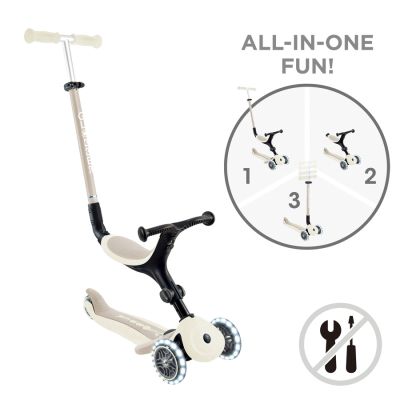Scooter with ride-on seat GO•UP ACTIVE LIGHTS ECOLOGIC (745-566)