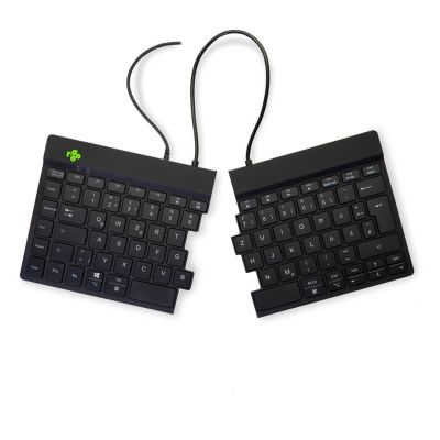 4. R-Go Tools Ergonomic R-Go Split Break v2 Keyboard with Break Software, QWERTZ_DE, Wired, Black