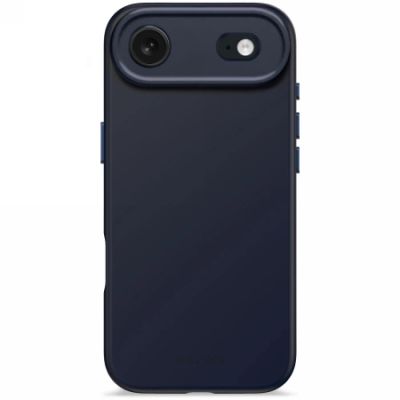 Decoded AntiMicrobial Silicone Backcover MagSafe Case for iPhone 17 Air - Navy Blue