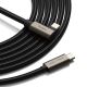 3. Ringke 3.2 gen. 2x2 USB-C, PD 3.1 240W 2m angled cable - black