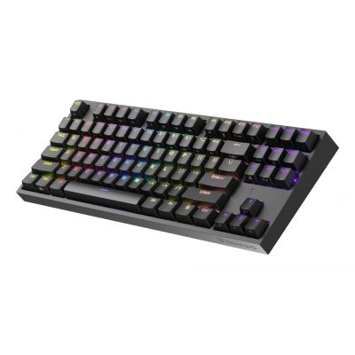 10. GENESIS THOR 404 TKL US GAMING KEYBOARD RGB BACKLIGHT MECHANICAL BLACK KAILH BOX BROWN