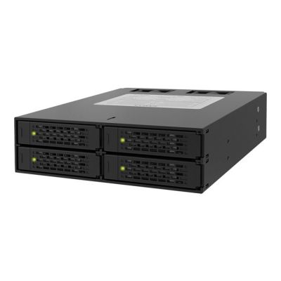 8. Icy Dock MB994SP-4SB-1 Carrier Panel, 13.3 cm (5.25"), 2.5", Aluminum, Metal, CE, REACH